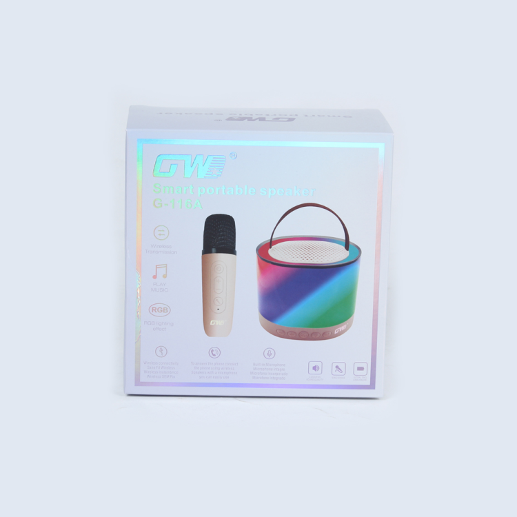 The G-116B Bluetooth Speaker Is A Portable Rbg Colorful Home Microphone And Audio Microphone For Live Streaming details Picture