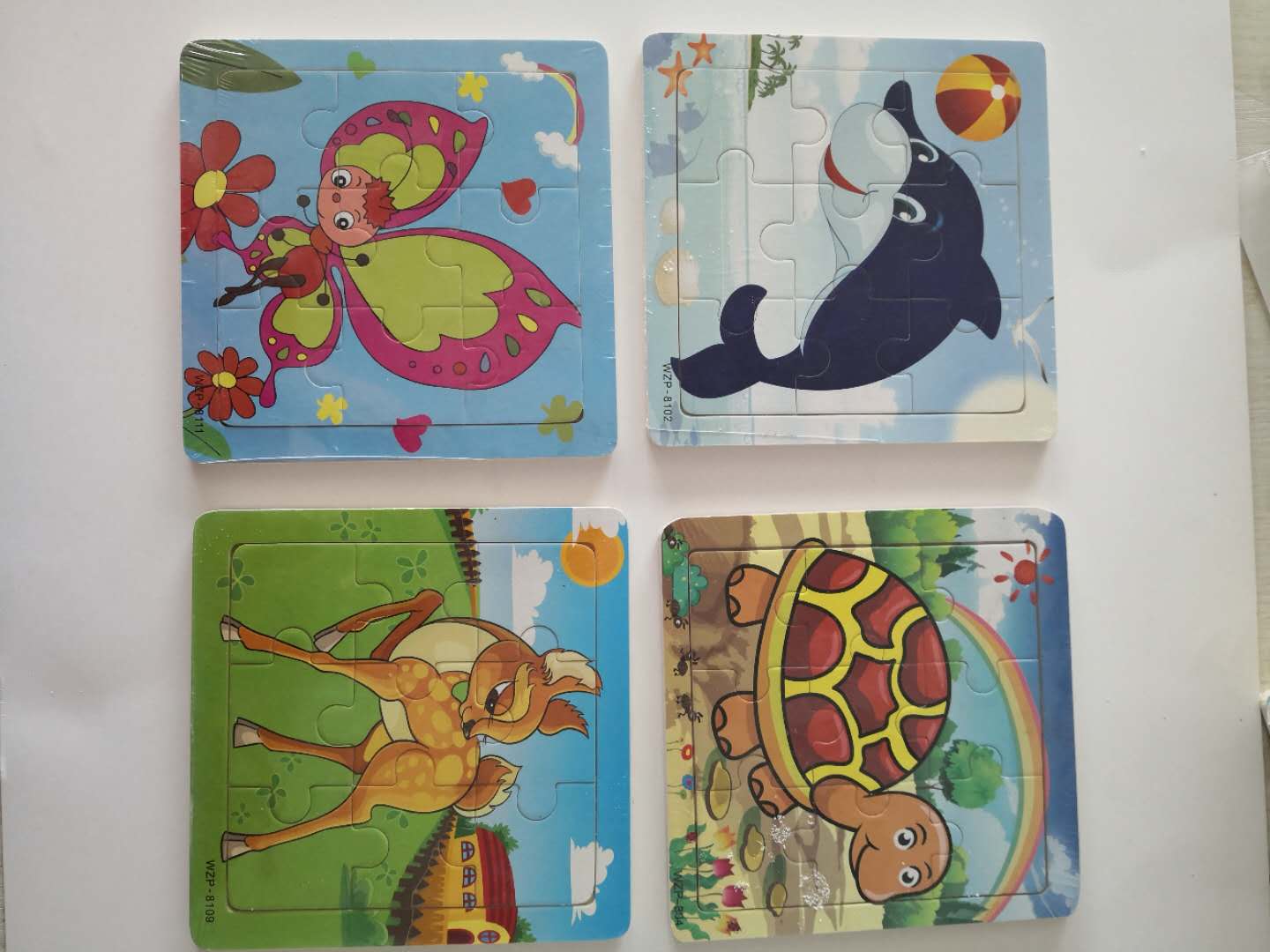 9 wooden children's jigsaw puzzle toys for intelligence and early childhood education. Wooden toys for children's intelligence details Picture