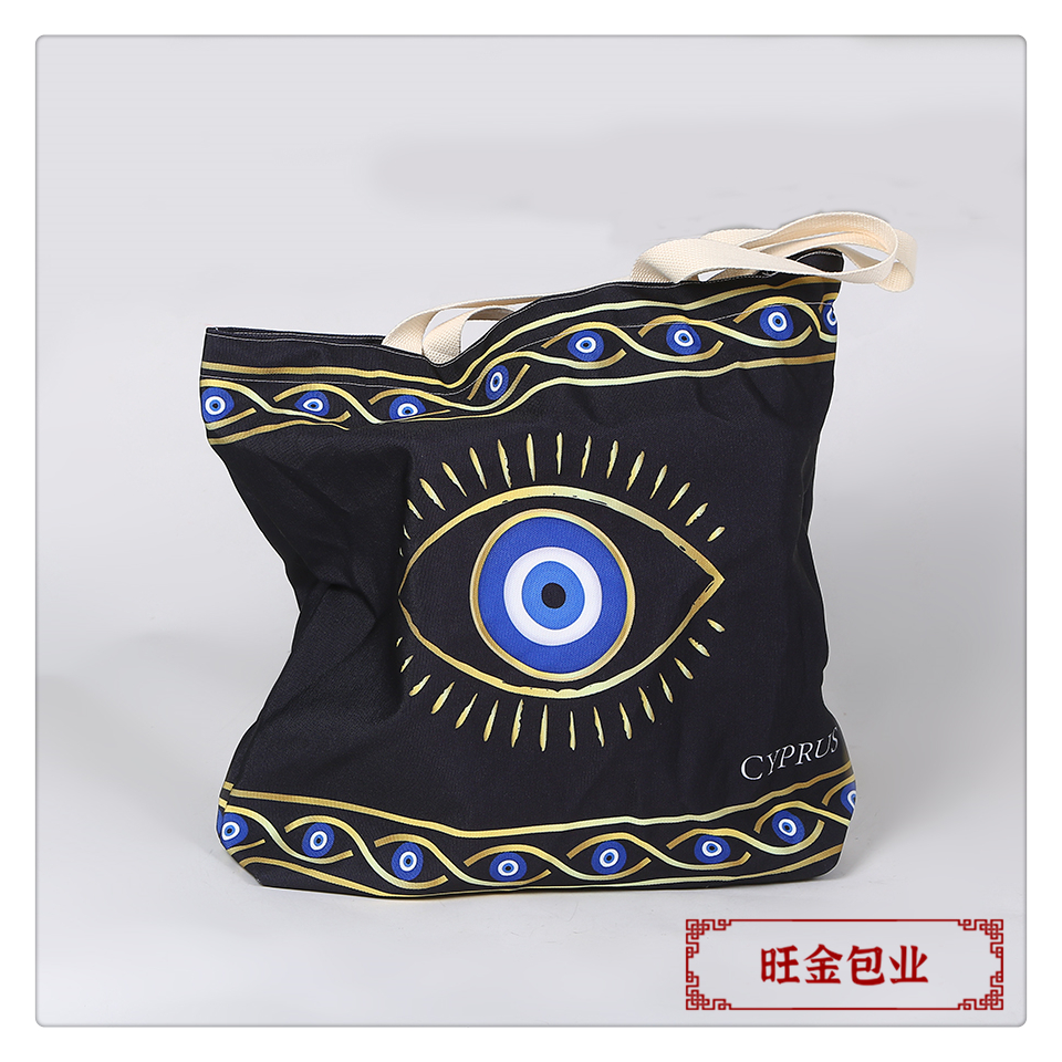 Hot-selling factory direct sales shopping canvas bags, hand-held canvas bags, modern and simple printed single-shoulder canvas bags pic 4