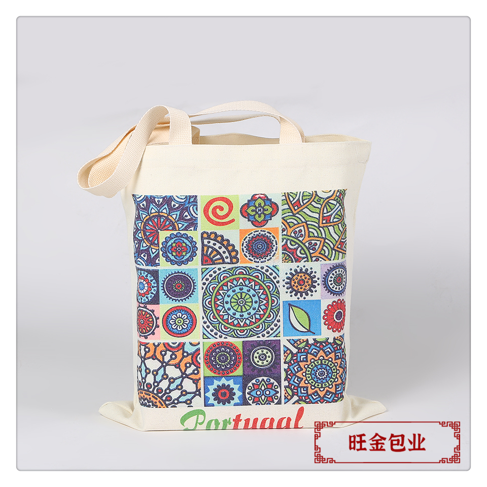 Wholesale cotton bags with logo printing, advertising printing, gift cotton handbags, creative single-shoulder canvas bags, canvas bags pic 6