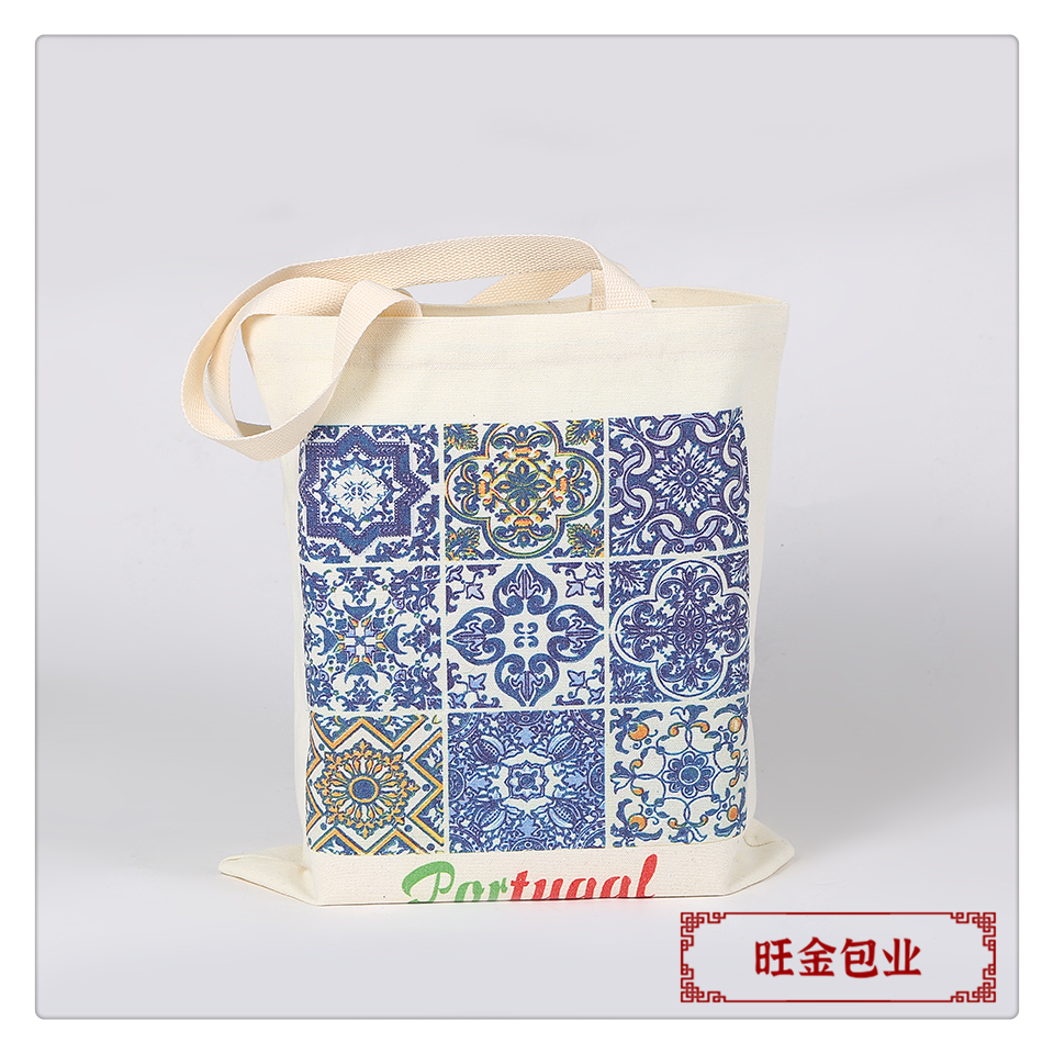 Wholesale cotton bags with logo printing, advertising printing, gift cotton handbags, creative single-shoulder canvas bags, canvas bags pic 4