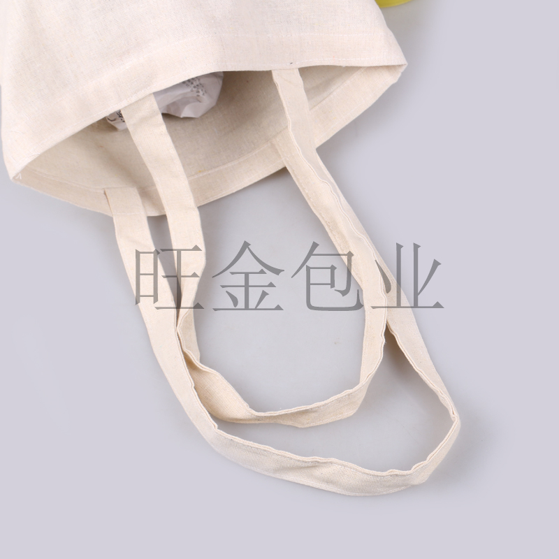 Canvas bags, artistic open-mouth shopping bags, tote bags with freehand patterns, must-have items for summer details Picture