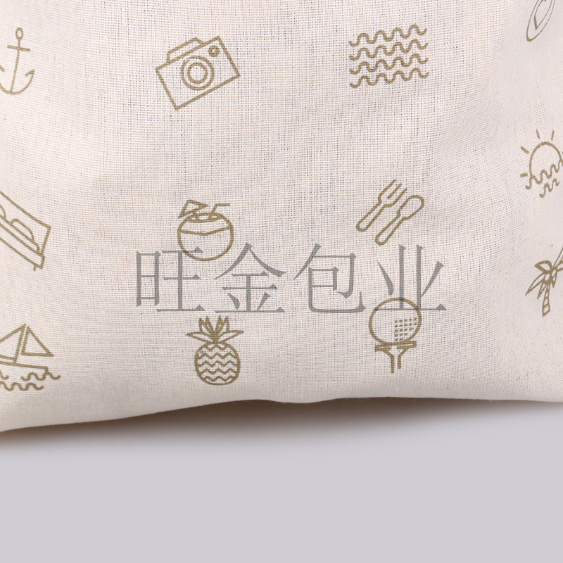 Canvas 2019 canvas bag, artistic women's bag, single-shoulder simple and fresh, large capacity hand-held shoulder bag, shopping bag Specification image