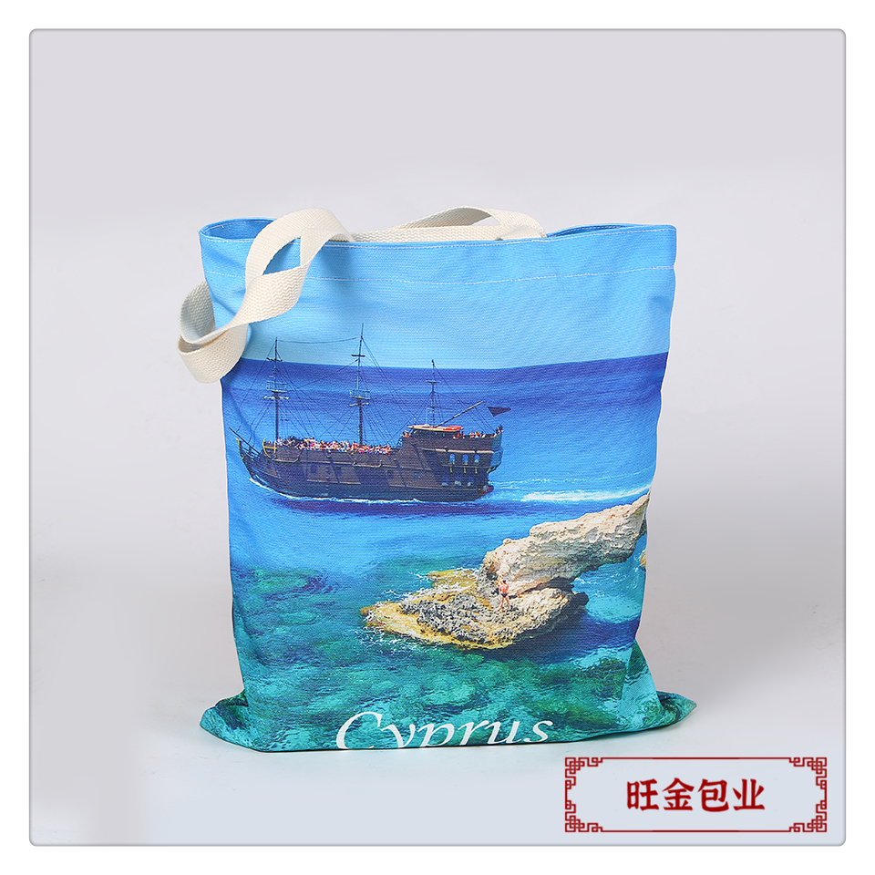 Customized wholesale of thickened canvas bags, single-shoulder hand-carry canvas bags, large-capacity advertising logo cotton shopping bags pic 7