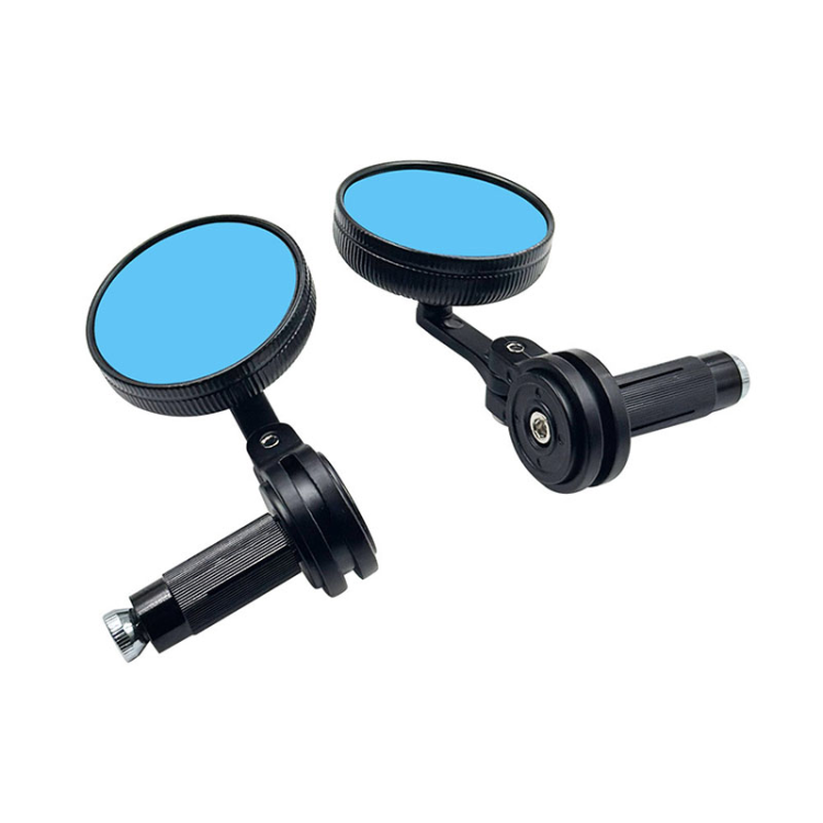 Cross-border supply of motorcycle aluminum alloy handlebar rearview mirrors, retro round mini handlebar mirrors, and universal rearview mirrors Application Scenario