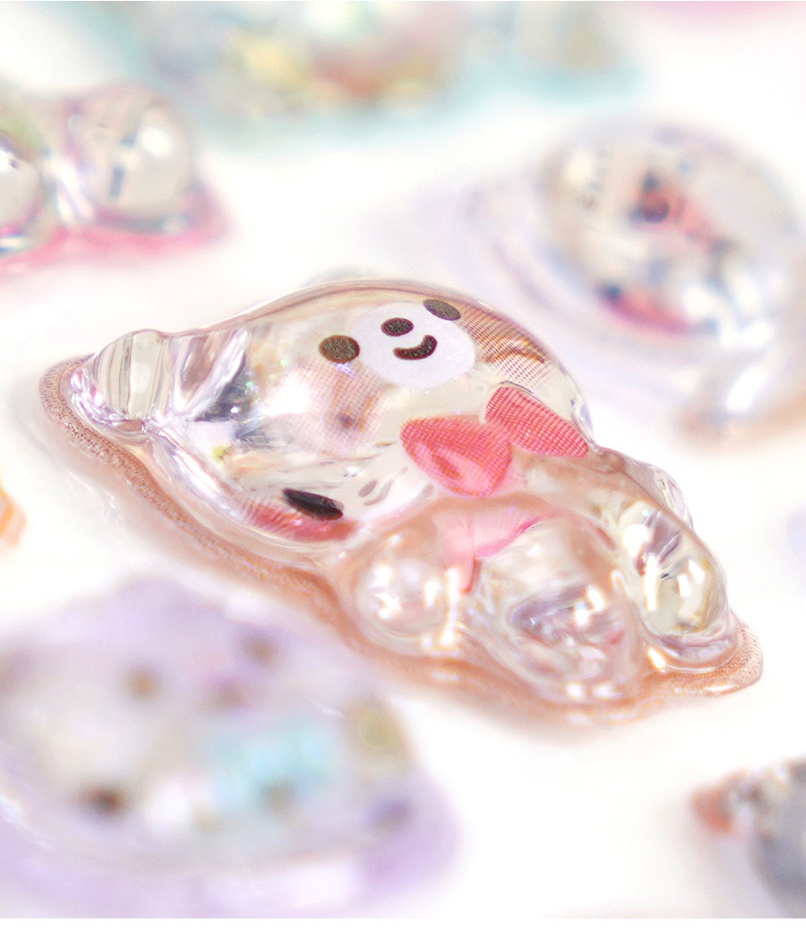 定制3d浮雕趣味贴立体水晶贴纸彩色珍珠亚克力钻石贴纸 DIY装饰贴详情5