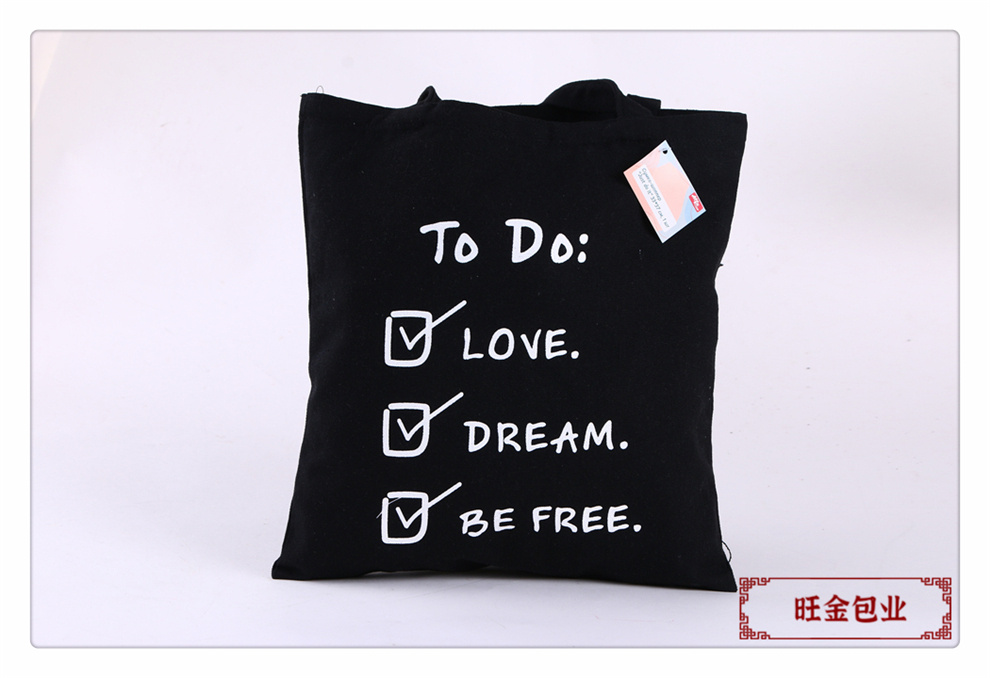 Simple canvas bags, custom-printed logo canvas bags, single-shoulder training cotton bags, handbags, shopping bags, eco-friendly bags pic 7