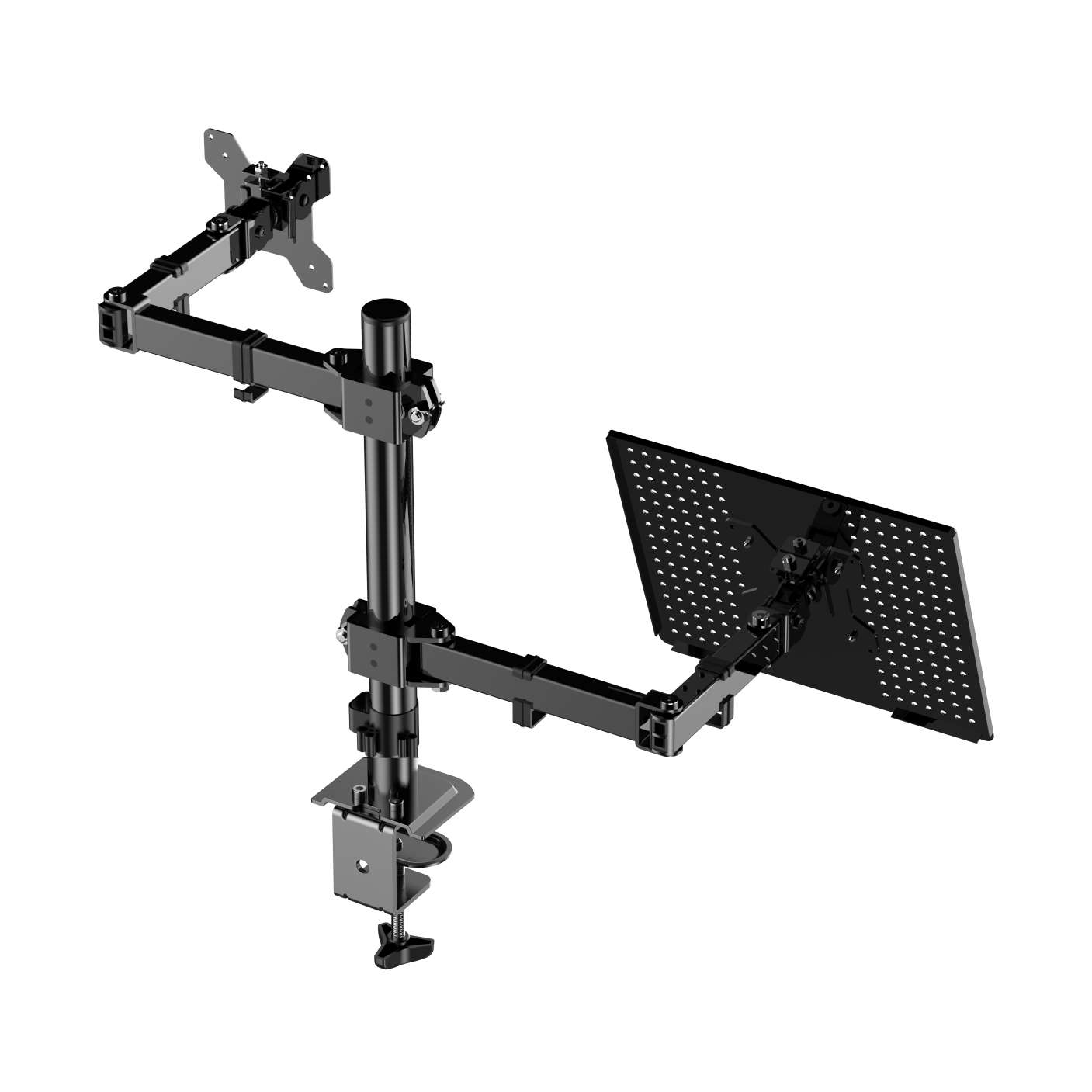 显示器支架双屏笔记本电脑托盘架夹桌面款升降桌面悬臂电视支架详情1