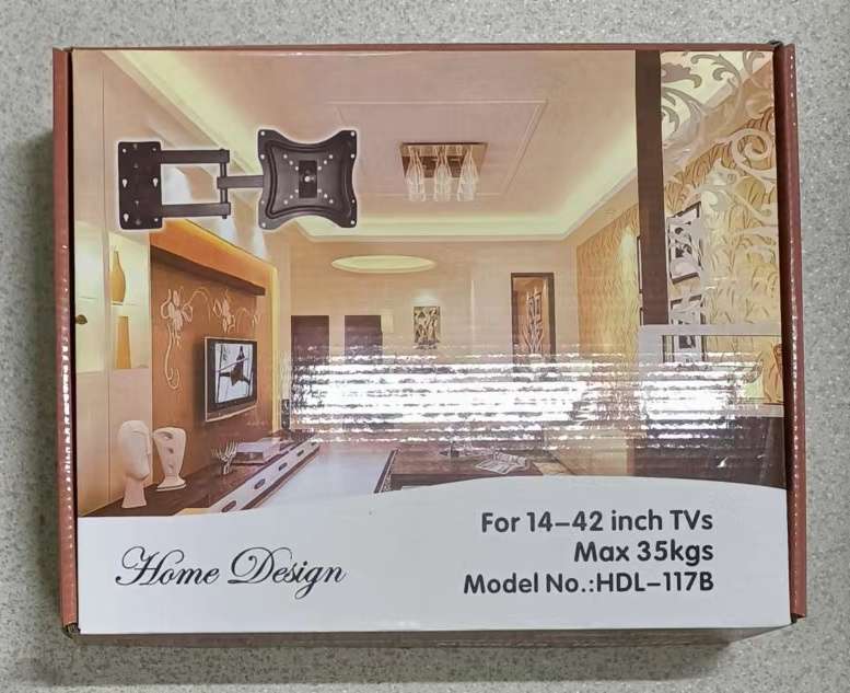 厂家批发117B-2电视通用电视支架壁挂可伸缩式显示器支架详情4