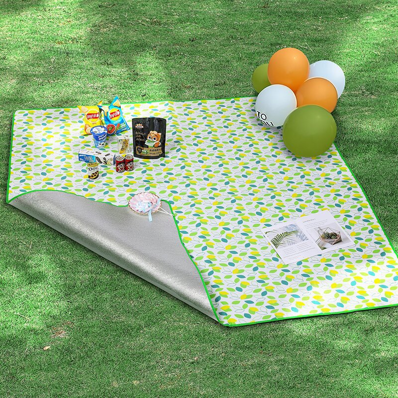 户外野餐垫网红铝膜加厚防潮垫效外可折叠露营地垫帐篷垫春游地垫详情8