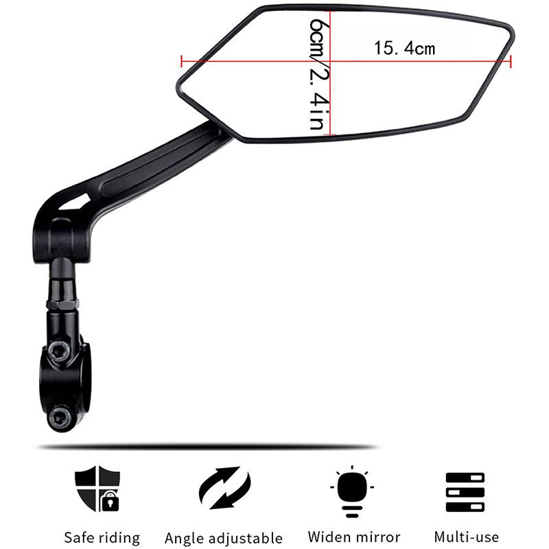 230706-1 Rearview mirror, bicycle handlebar rearview mirror, flat bicycle rearview mirror, mountain rearview mirror, reversing mirror pic 4