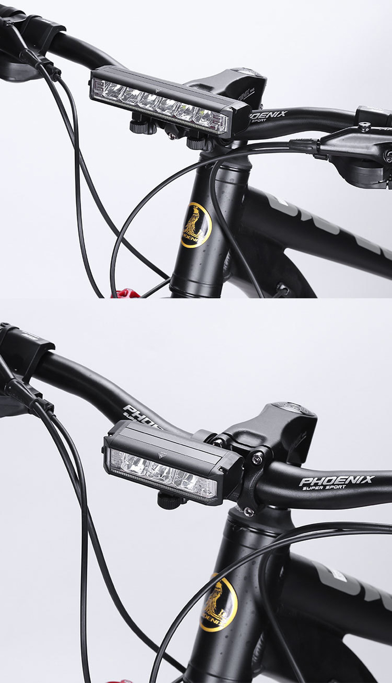 Eos610,620,630,640 conducción nocturna USB recargable aleación de aluminio bicicleta de montaña faros linterna pic 17