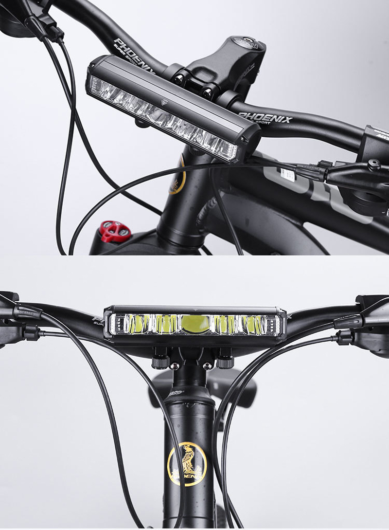 Eos610,620,630,640 conducción nocturna USB recargable aleación de aluminio bicicleta de montaña faros linterna pic 18