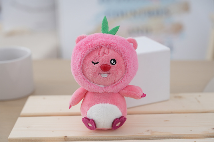 网红变装水果海狸公仔可爱萌创意多色卡通小海狸玩偶毛绒玩具批发详情14