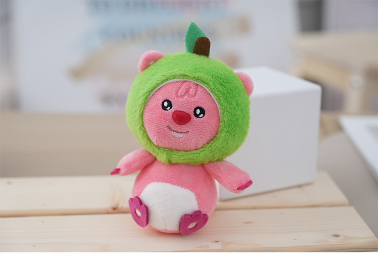 网红变装水果海狸公仔可爱萌创意多色卡通小海狸玩偶毛绒玩具批发详情13