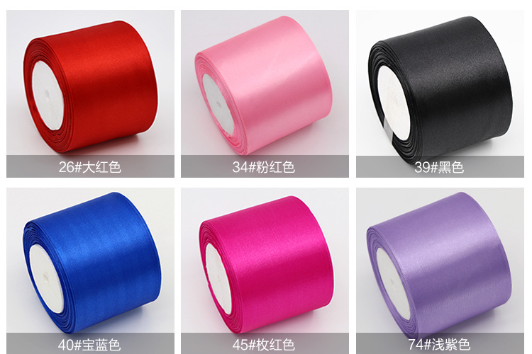 Wholesale of 8CM wide ribbons, ribbon ribbons, wedding supplies, chair backs, bows and webbing from Hanfan Factory pic 9