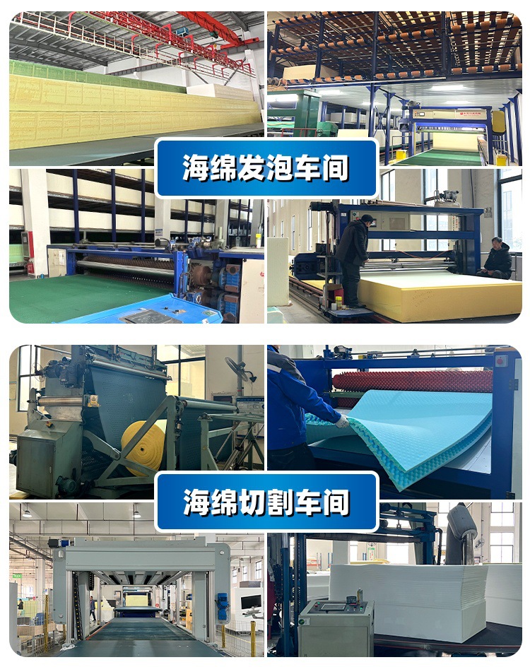 Cross-border Amazon sponge folding pad, outdoor portable folding mattress, memory foam three-fold pad pic 5