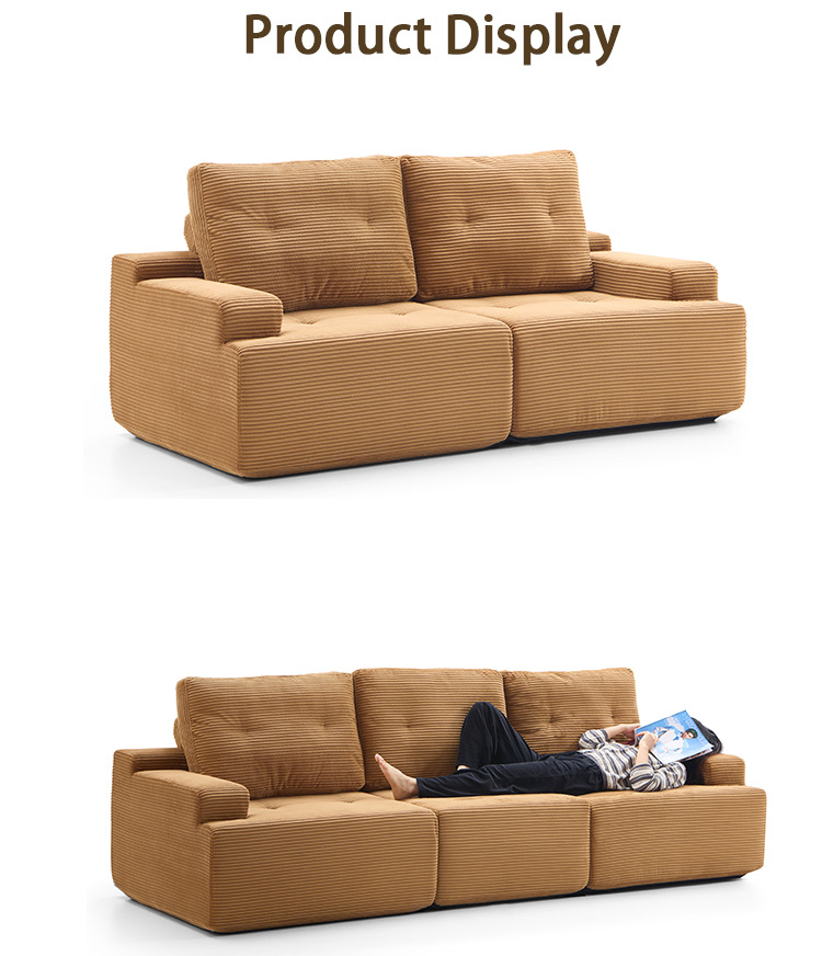 All-sponge vacuum compressed sofa block vacuum rolled all-sponge frameless living room small-sized combination sofa pic 4