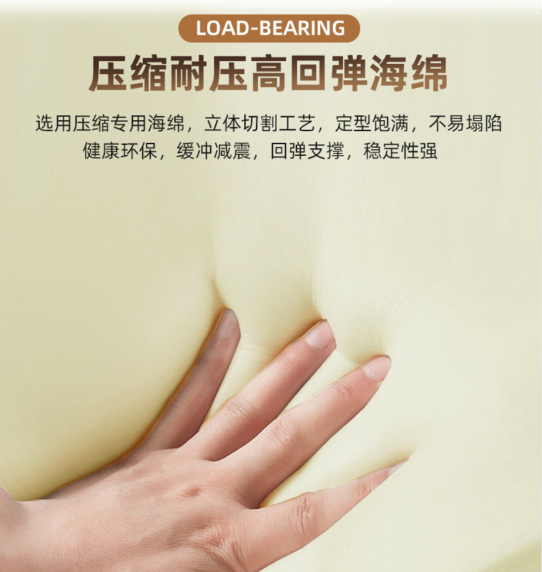 跨境压缩海绵沙发高分子耐丫便捷式海绵午睡折叠躺椅多功能真空详情15