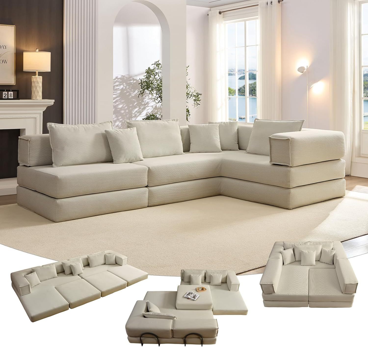 Customized wholesale living room light luxury high-density sponge compression sofa, Empress combination sofa with headrest, skin-friendly sofa pic 1