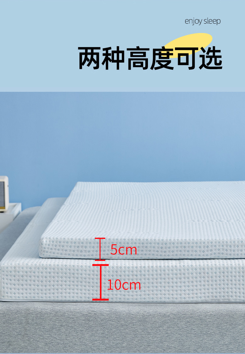 Customized detachable slow-rebound memory foam mattress, memory foam soft cushion single-person bunk bed special mattress for student dormitories pic 17