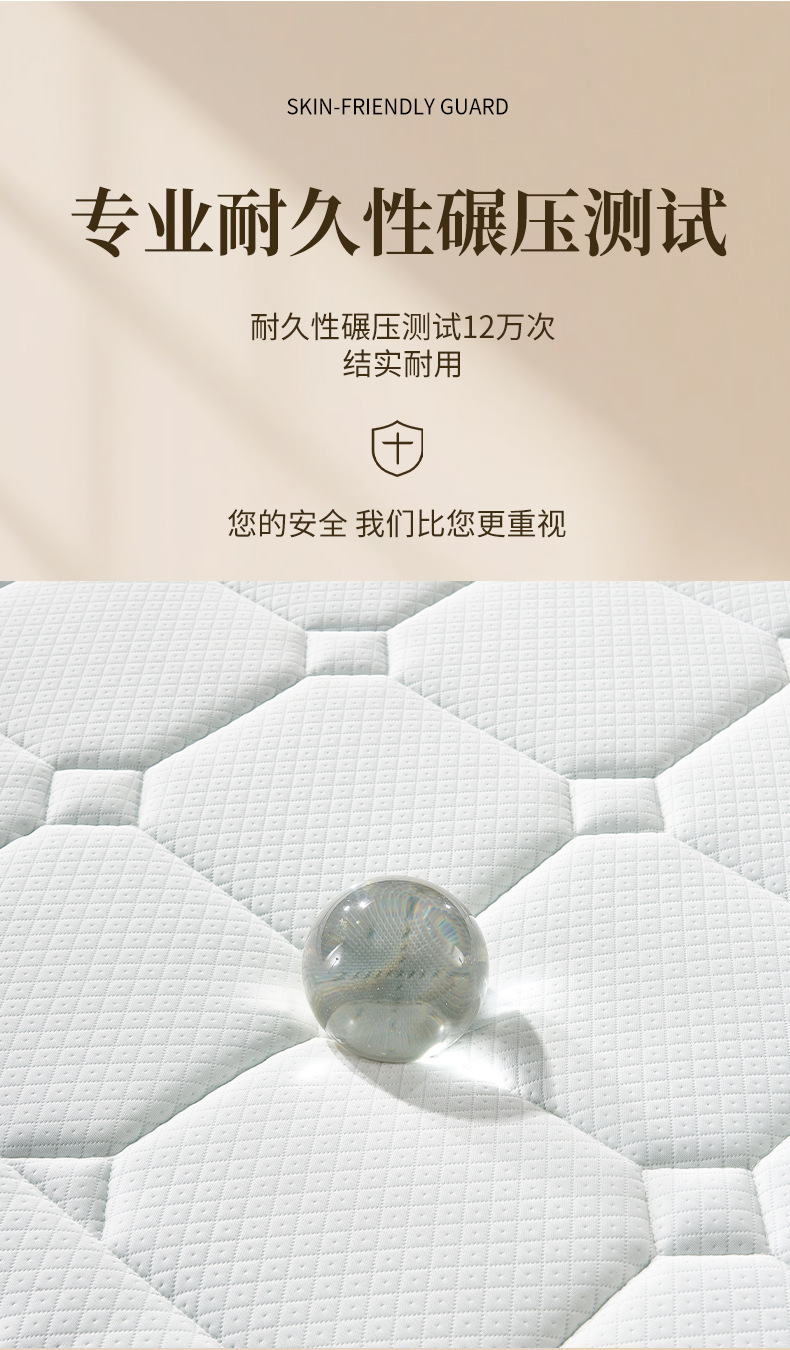 Yaatuo Mattress Hotel home same zero-pressure-sensing latex memory foam independent spring Simmons mattress roll pic 7