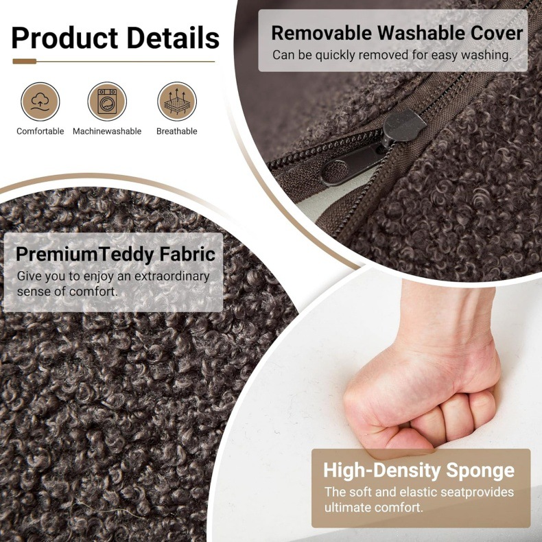 Cross-border bestseller sofa bed, high-density sponge lazy sofa, vacuum compression folding combination, suitable for both sitting and lying down pic 8