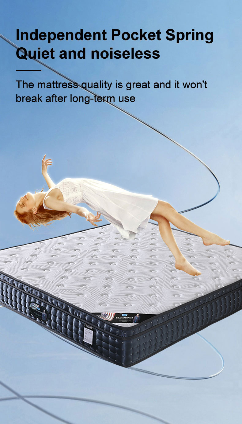 Queen King Size Mattress Bed in A Box, 10 Inch Hybrid Mattre详情1