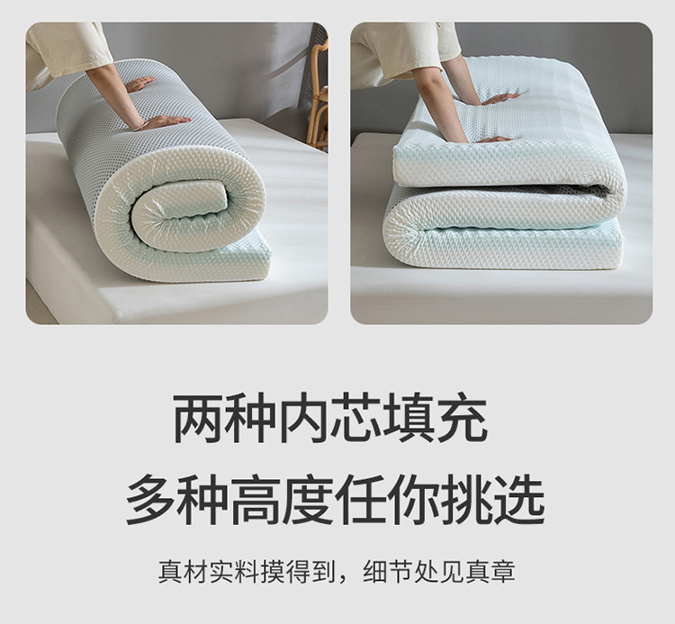 厂家直销跨境专供记忆棉床垫学生宿舍租房薄垫批发家用榻榻米软垫详情12