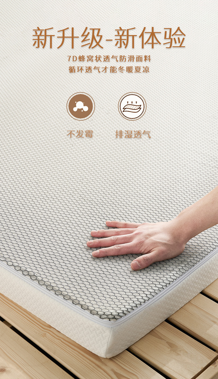 可拆卸海绵床垫单双人软垫酒店榻榻米学生宿舍出租房褥子加厚舒适详情12