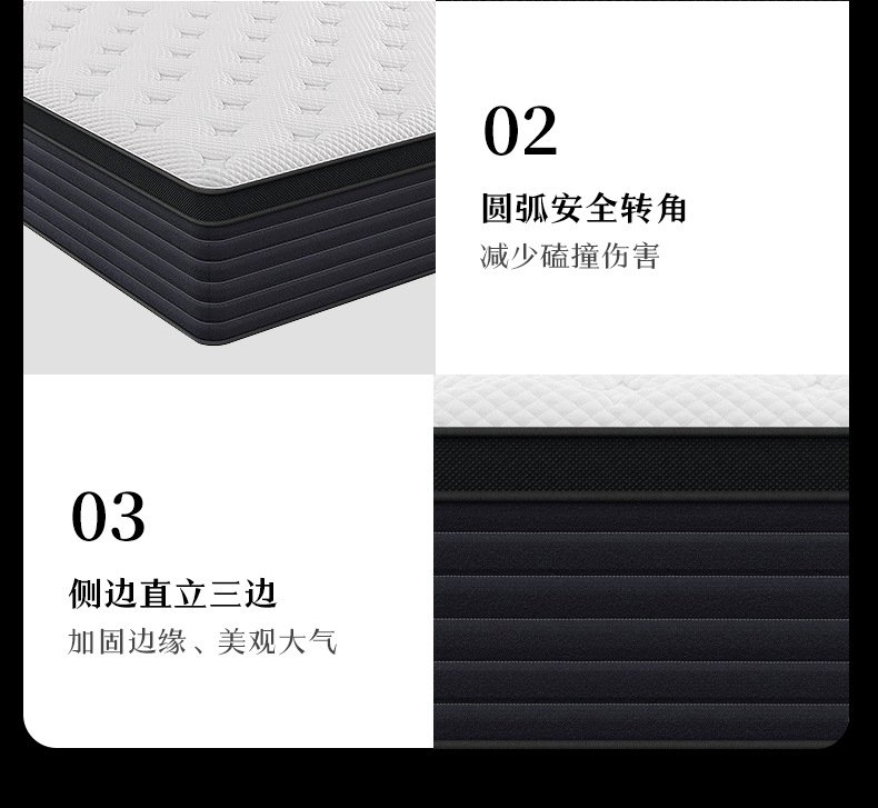 库凯席梦思泰国星空乳胶床垫加厚七星级酒店智感独立袋弹簧床垫详情30