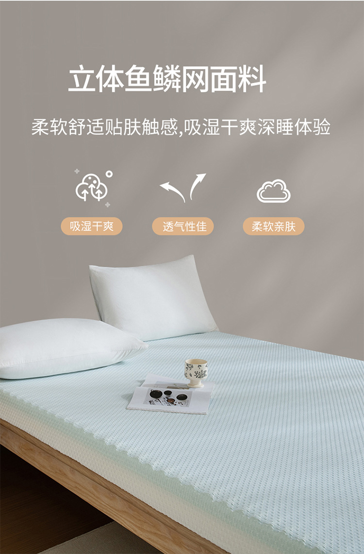 厂家直销跨境专供记忆棉床垫学生宿舍租房薄垫批发家用榻榻米软垫详情7