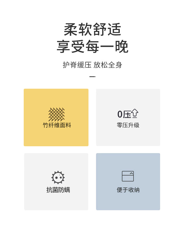 Customized detachable slow-rebound memory foam mattress, memory foam soft cushion single-person bunk bed special mattress for student dormitories pic 2