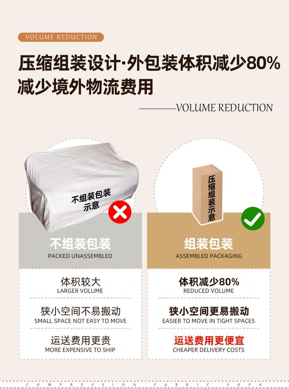 外贸跨境压缩沙发Compression Sofa小户型折叠懒人沙发床休闲躺椅详情19