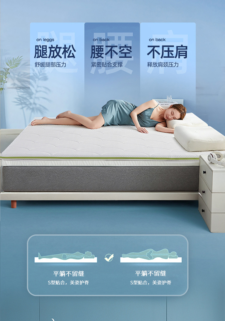 The sponge mattress, single bed, mattress and mat in the student dormitory can be disassembled and washed. The tatami rental house is moderately soft and hard and can be folded pic 7