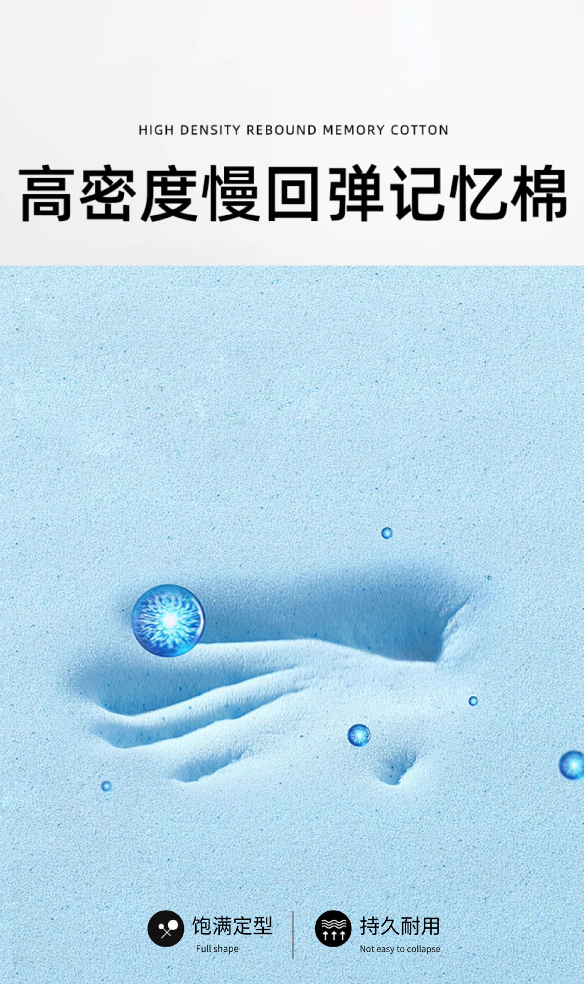 All Seasons Hotel zero-pressure Room mattress supplier Memory foam Simmons whole reinforced independent spring soft pad pic 4