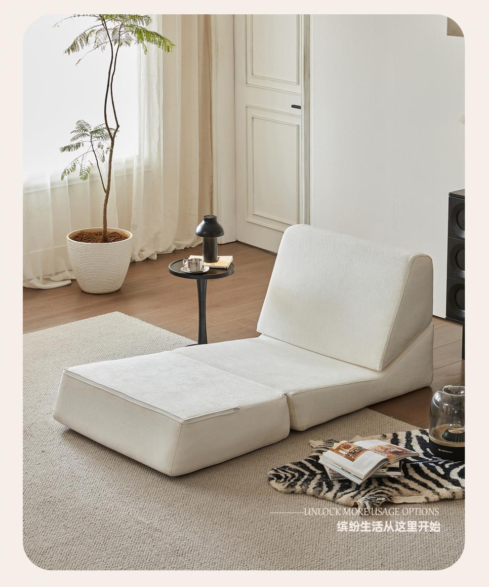 外贸跨境压缩沙发Compression Sofa小户型折叠懒人沙发床休闲躺椅详情7