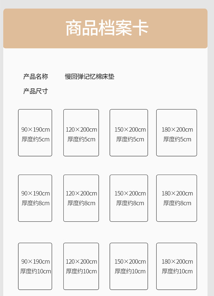 厂家直销跨境专供记忆棉床垫学生宿舍租房薄垫批发家用榻榻米软垫详情16