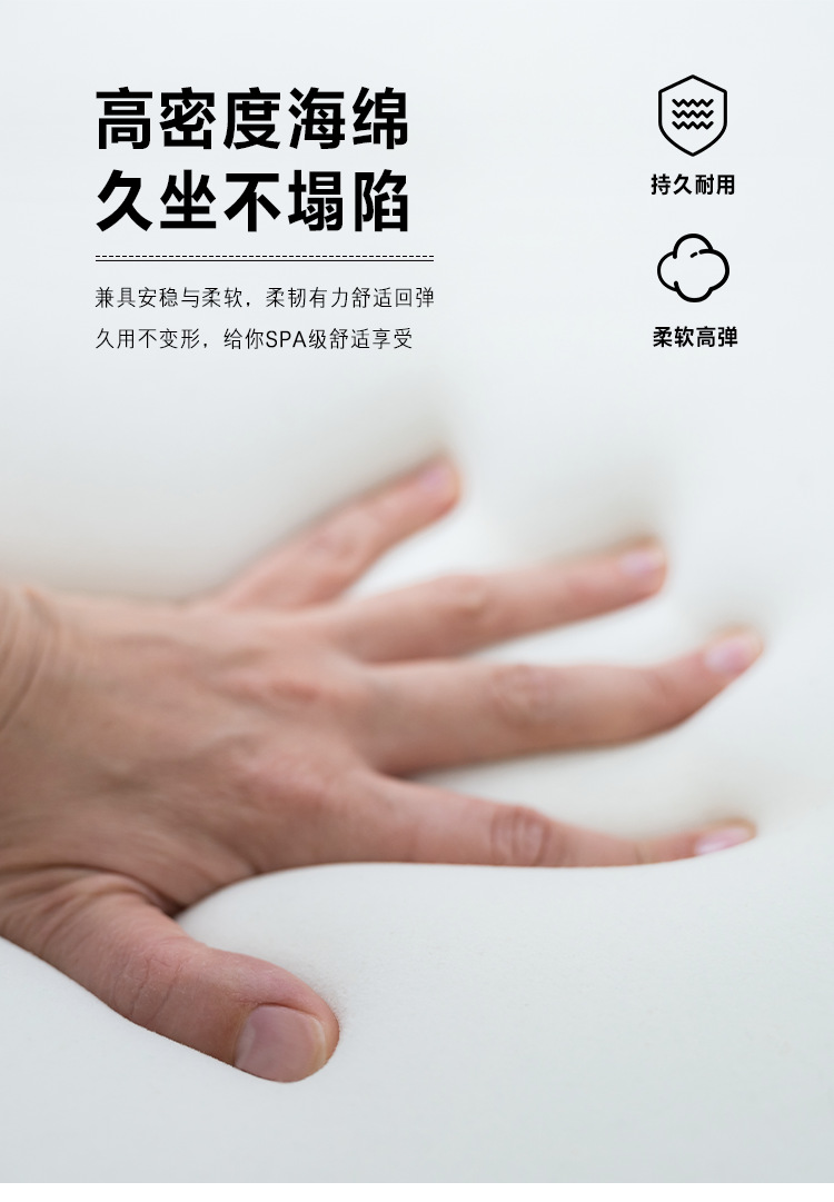 Customized wholesale living room light luxury high-density sponge compression sofa, Empress combination sofa with headrest, skin-friendly sofa pic 9