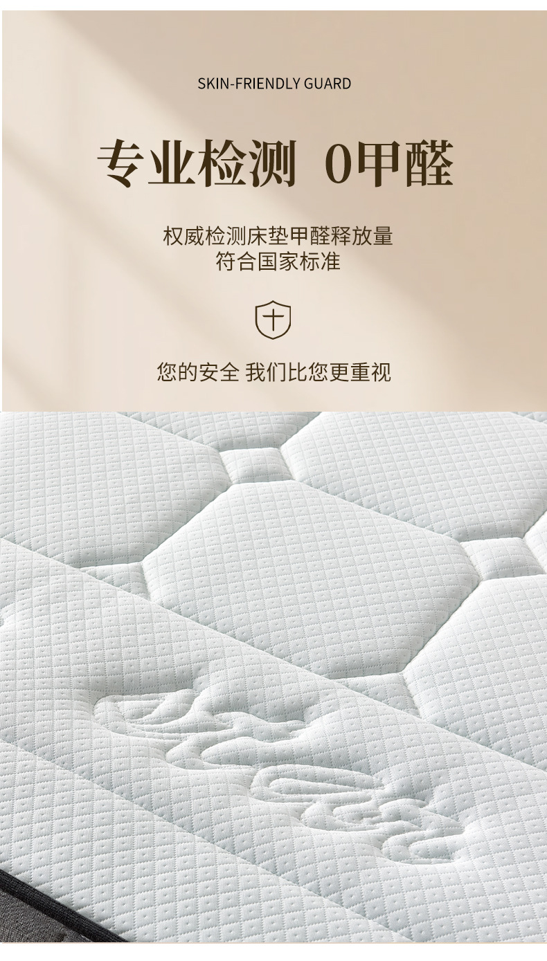 Yaatuo Mattress Hotel home same zero-pressure-sensing latex memory foam independent spring Simmons mattress roll pic 6