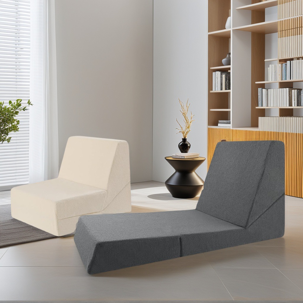 Cross-border custom sofa bed, high-density sponge lazy sofa for adults and children, multi-functional folding and combination sofa chair pic 6