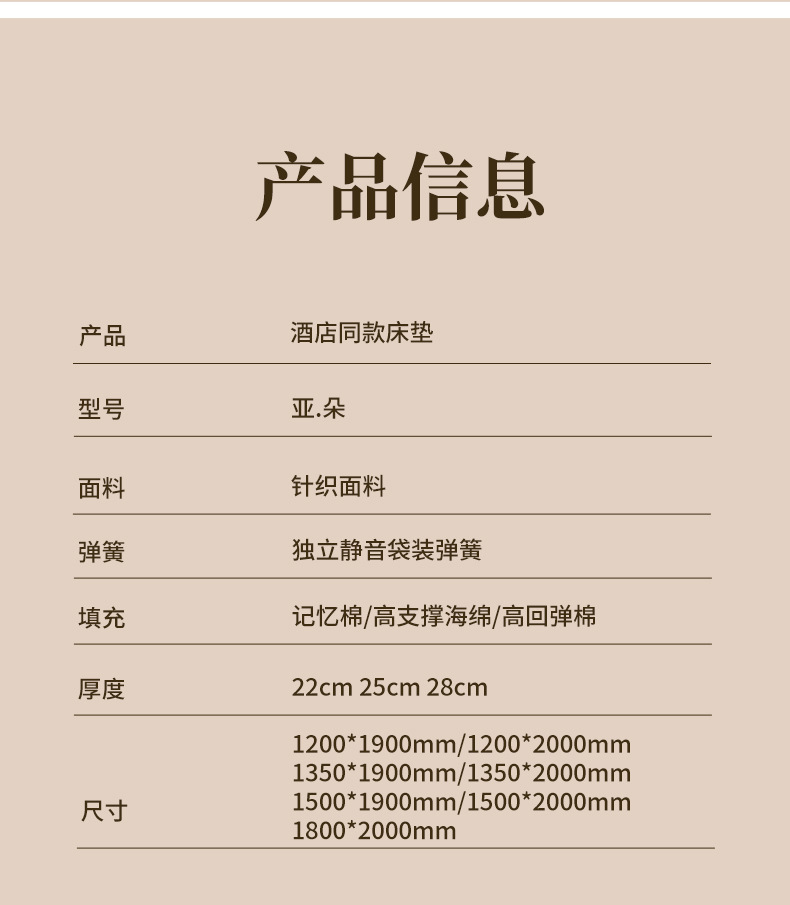 Yaatuo Mattress Hotel home same zero-pressure-sensing latex memory foam independent spring Simmons mattress roll pic 15