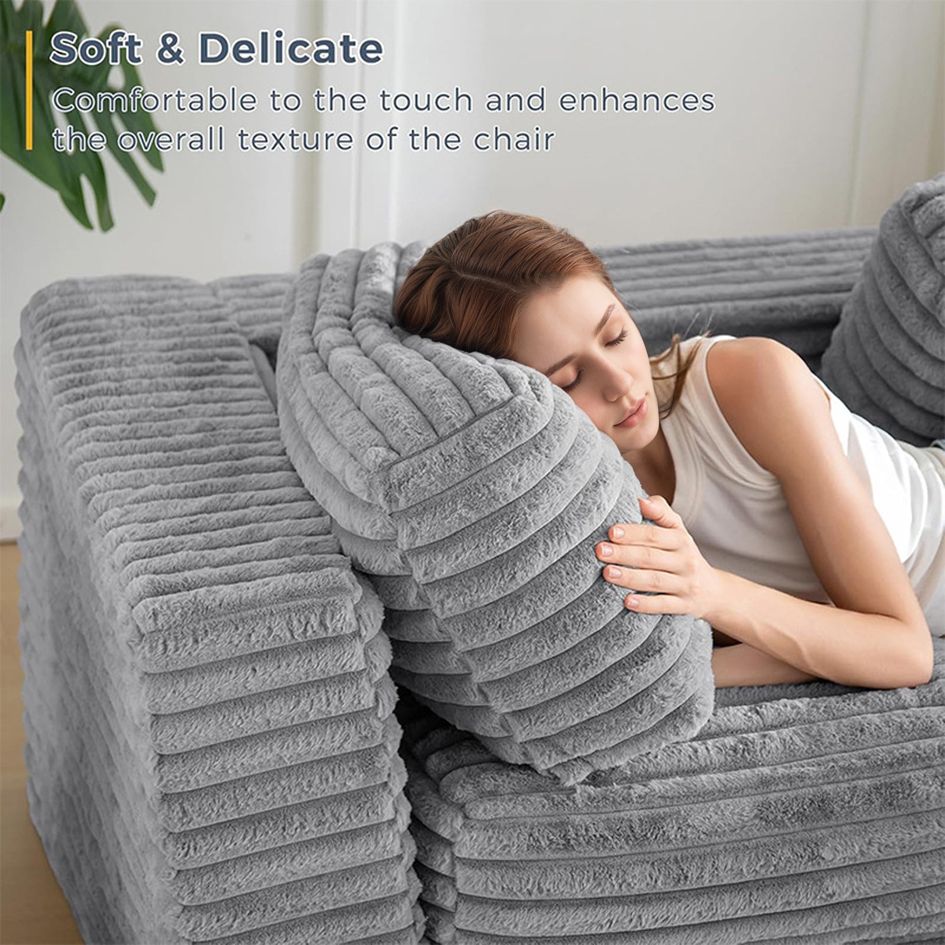 Cross-border customized compressed sofa with detachable and washable velvet surface, simple foldable sponge leisure sofa for both large and small apartments, suitable for adults pic 6