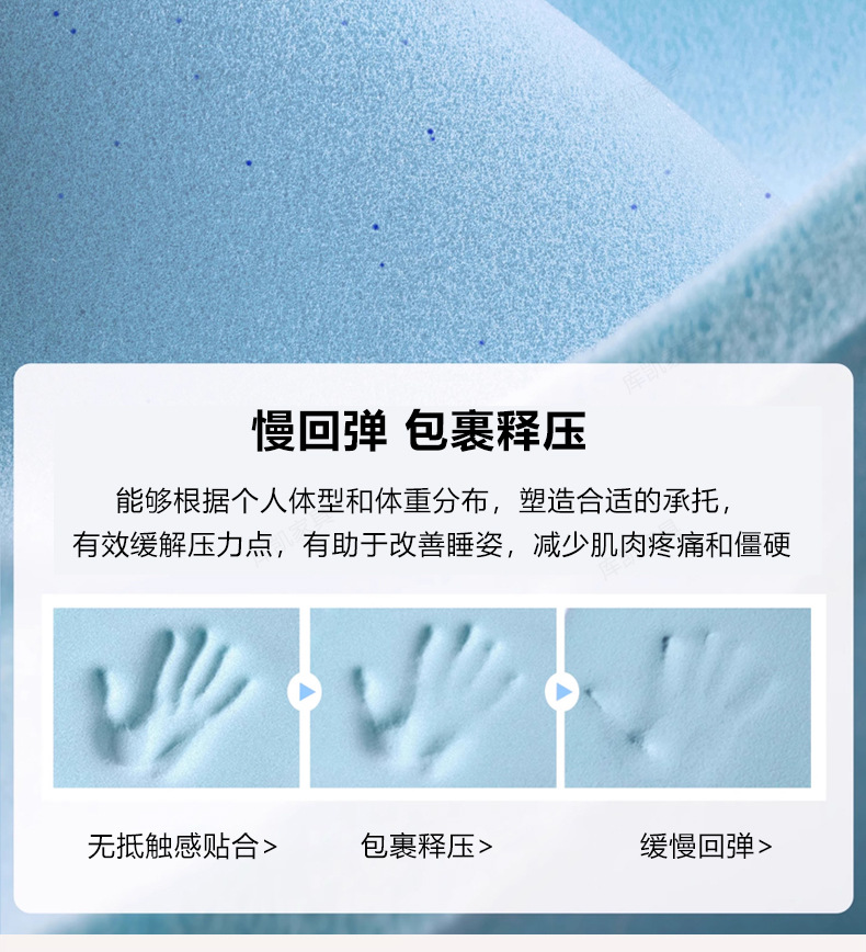 席梦思记忆棉独立袋弹簧家用床垫硬垫软硬两用护脊家用床垫批发详情11