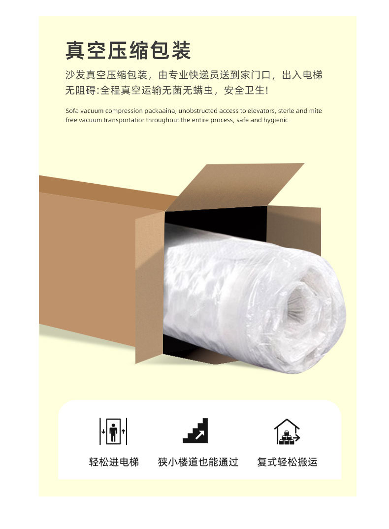 Cross-border compressed folding sofa bed, convertible sleeping chair with pillow, soft folding chair bed, multi-functional for living room and bedroom pic 4