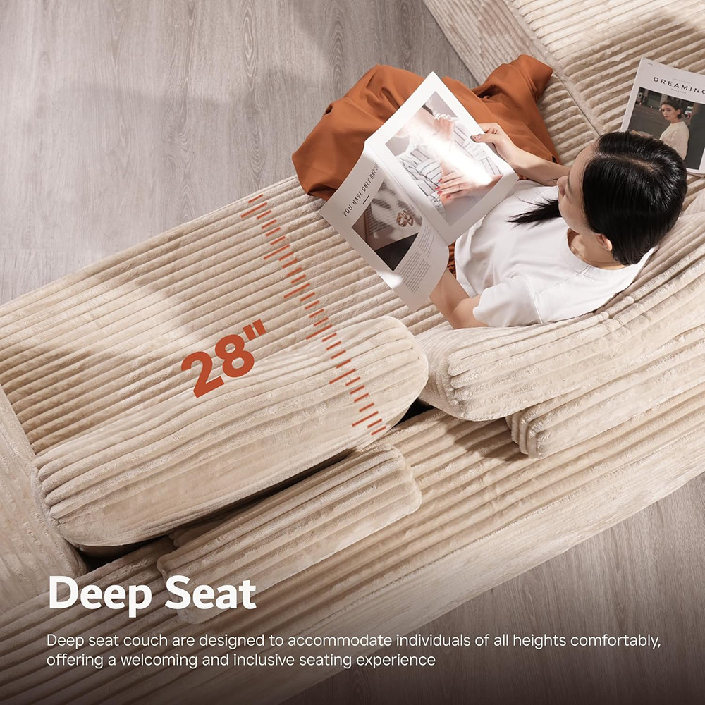 跨境款北欧风简约客厅大沙发可拼接组合一体多用真空压缩宽体沙发详情5