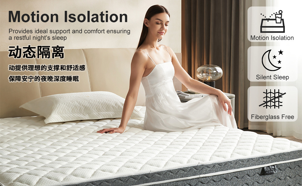 Hotel memory sponge pocket spring compressed mattress export pic 2