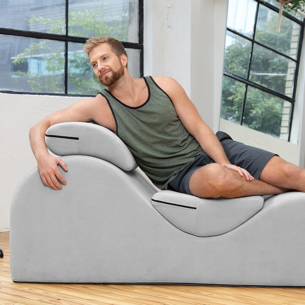 家用人体工学午休躺椅健身瑜伽床锻炼腰部按摩放松压缩沙发沙发床详情14