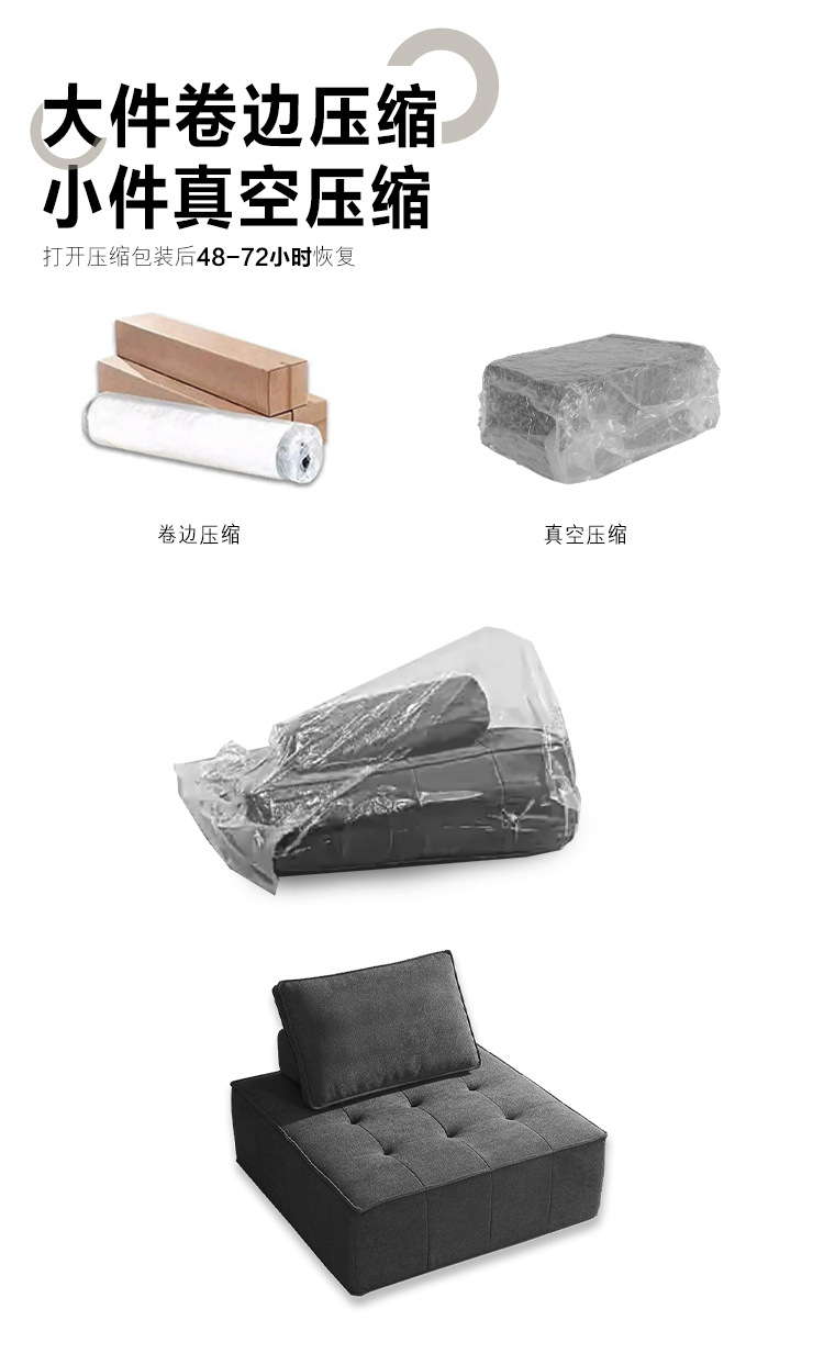 High-density sponge compression sofa for office lunch break, foldable lazy sofa bed, single sofa for bedroom and living room pic 15