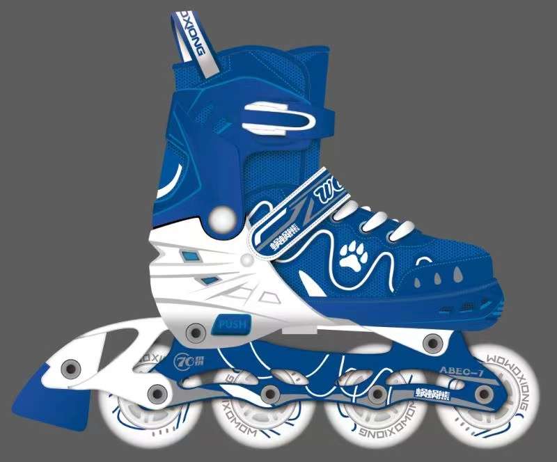 Tricolor roller skates for beginners, adult boys and girls, full flash roller skates, professional children's roller skates pic 7